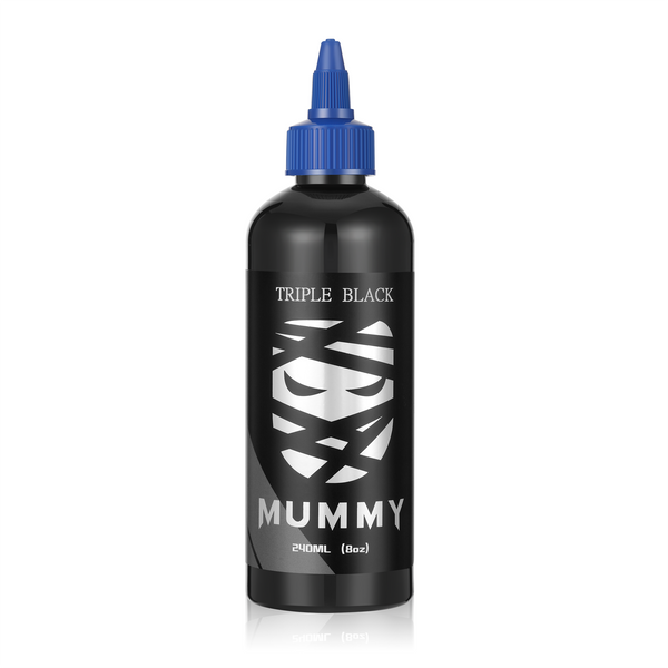 Mummy USA Custom Tattoo Ink Color Set 8 oz(Triple Black)