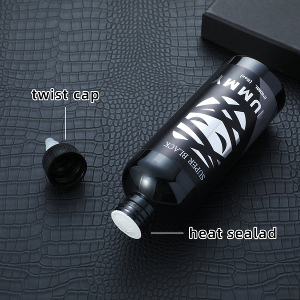 Mummy Tattoo Ink USA Custom Tattoo Colors 8 OZ(Super Black)