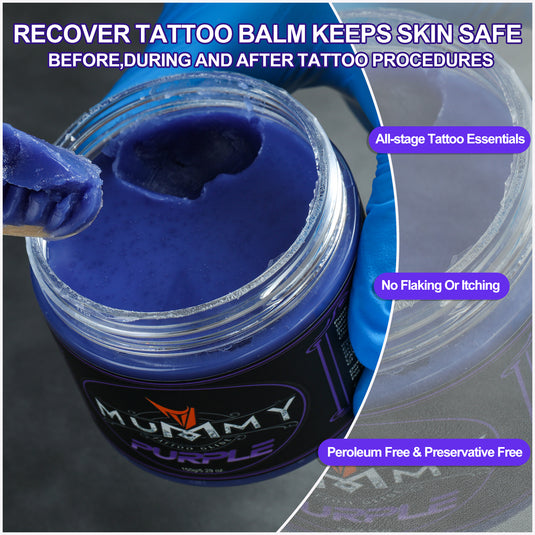 Translation missing: en.Mummy Tattoo Glide Aftercare Cream for Before During After Tattoo Process (purple)