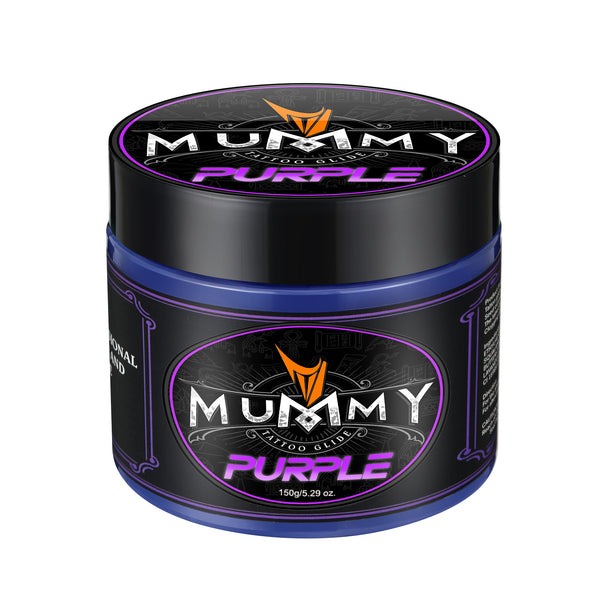 Mummy Tattoo Glide Aftercare Cream for Before During After Tattoo Process (purple)