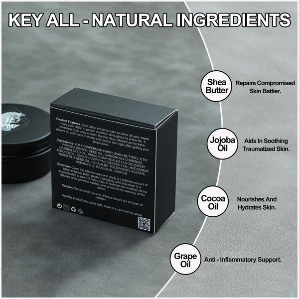 Mummy Tattoo Aftercare Balm, All Natural Preservative-Free Healing Cream(50g)