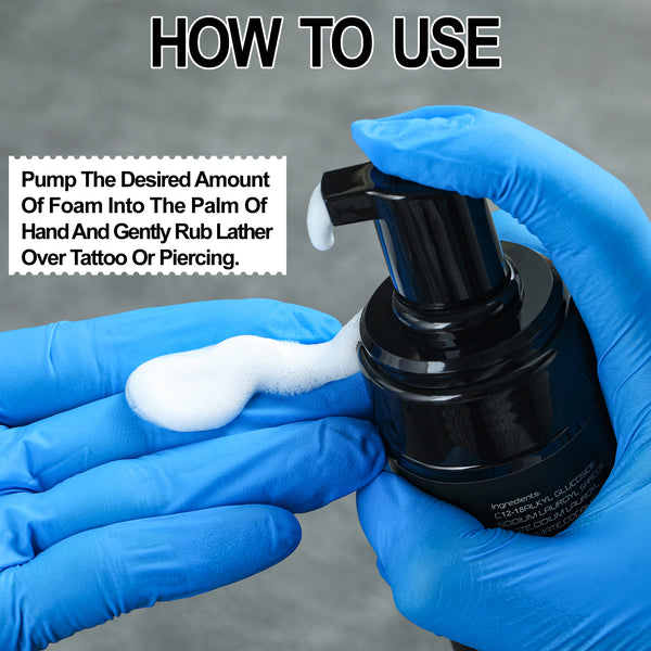 Mummy Tattoo Aftercare Soap Foam for Cleaning Tattoo and Piercing