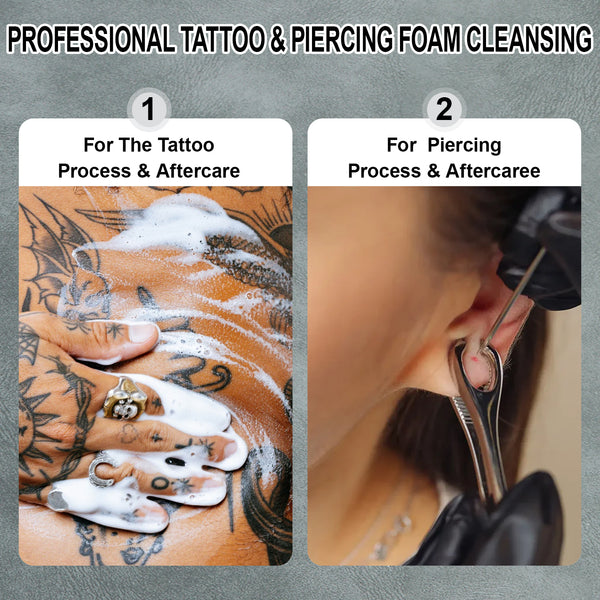 Mummy Tattoo Aftercare Soap Foam for Cleaning Tattoo and Piercing