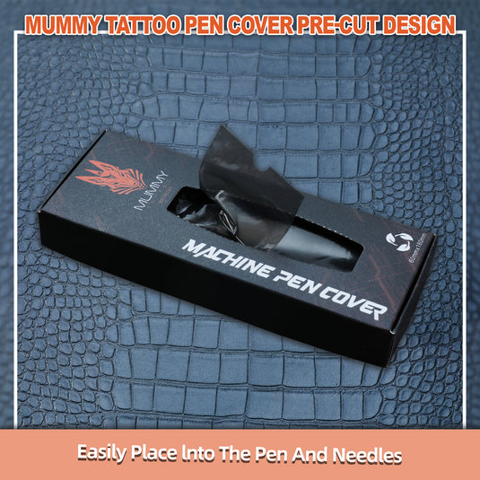 Translation missing: en.Mummy 300pcs Tattoo Pen Machine Covers Disposable Cartridge Rotary Tattoo Pen Machine Sleeves Bag Pen Type Covers Bag for Tattoo Supplies Tattoo Machine Gun Accessories(black)