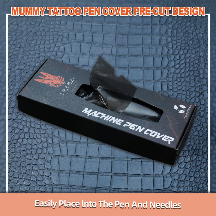 Translation missing: en.Mummy 300pcs Tattoo Pen Machine Covers Disposable Cartridge Rotary Tattoo Pen Machine Sleeves Bag Pen Type Covers Bag for Tattoo Supplies Tattoo Machine Gun Accessories(black)