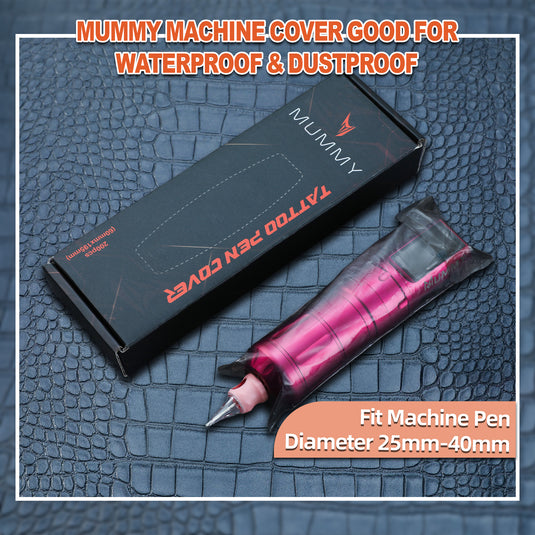 Translation missing: en.Mummy 200pcs Tattoo Pen Machine Covers with Self-adhesive Strip Disposable Cartridge Rotary Tattoo Pen Machine Sleeves Bag