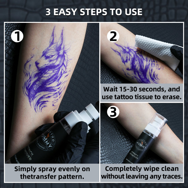 Mummy Tattoo Stencil Remover (3.4 Fl Oz)