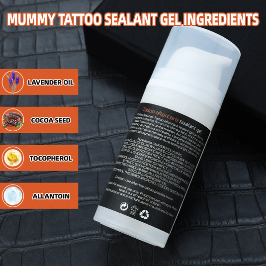 Translation missing: en.Mummy Tattoo Aftercare Sealant Gel - Forms a breathable protective skin, No Adhesives-No Latex-Natural Healing ingredients(300ML)