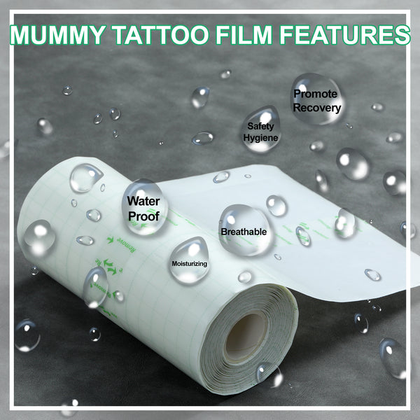Mummy Tattoo Waterproof Transparent  Flim