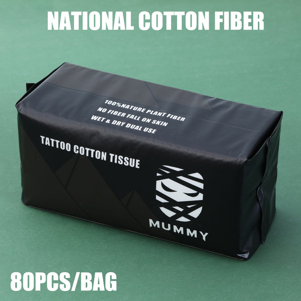 Mummy Tattoo Cotton Tissue 80pcs/bag
