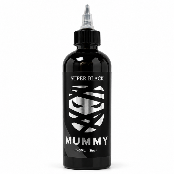 Translation missing: es.Mummy Tattoo Ink, 8oz Professional Pigment for Body Art(super Black)