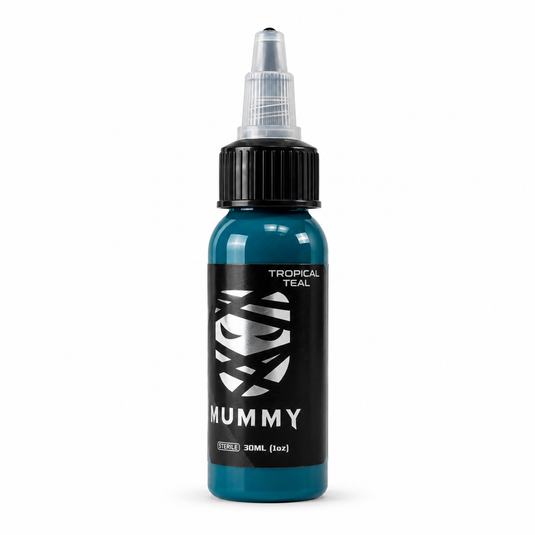 Translation missing: en.Mummy Tattoo Ink, 1oz Professional Pigment for Body Art(Tropical Teal)