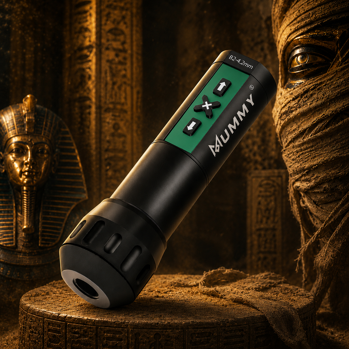 Translation missing: en.MUMMY ROTARY WIRELESS TATTOO MACHINE PEN DIRECT DRIVER 4.2MM(Green)