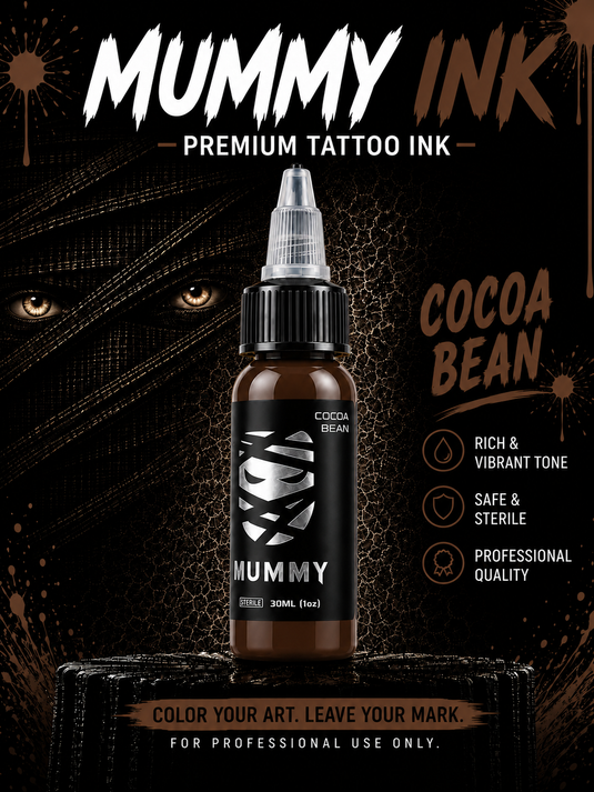 Translation missing: en.Mummy Tattoo Ink, 1oz Professional Pigment for Body Art(Cocoa Bean)