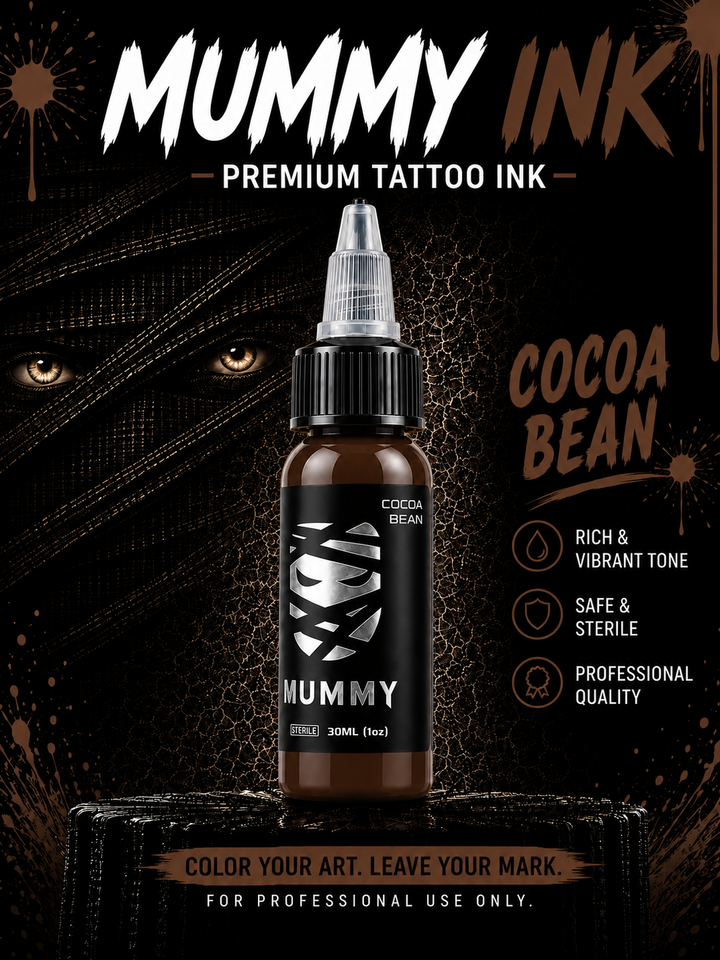Translation missing: en.Mummy Tattoo Ink, 1oz Professional Pigment for Body Art(Cocoa Bean)