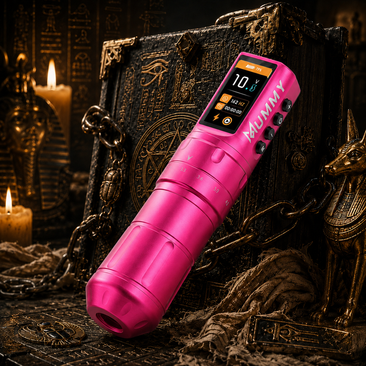 Translation missing: en.Mummy Scepter Tattoo Pen, 2.4-4.2mm Stroke OLED(Pink)
