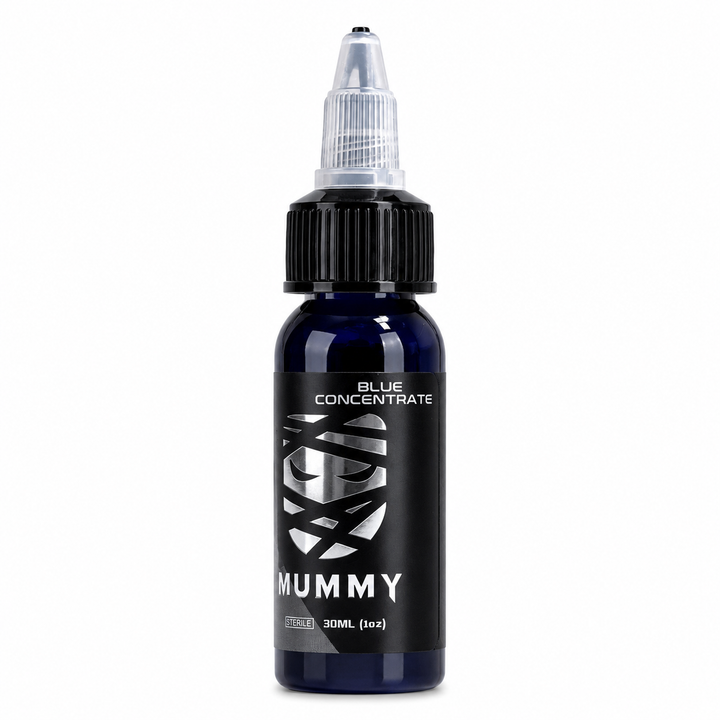 Translation missing: es.Mummy Tattoo Ink, 1oz Professional Pigment for Body Art(Blue Concentrate)