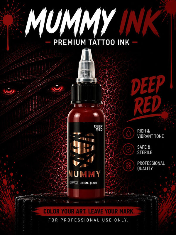 Mummy USA Custom Tattoo Ink 30ML/1 oz(Deep Red)