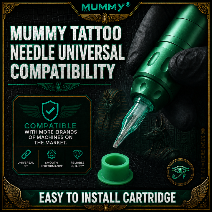 Translation missing: en.Mummy Green Tattoo Cartridge Needle for Curved Magnum 20PCS