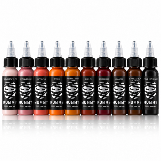 Translation missing: en.Mummy Flesh Tone Tattoo Ink Set 10 Colors(30ML)-MK1009