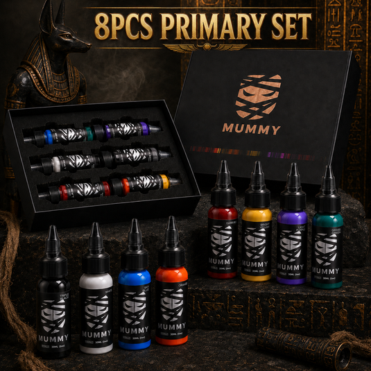 Translation missing: es.Mummy Tattoo Ink 8 Colors Primary Set