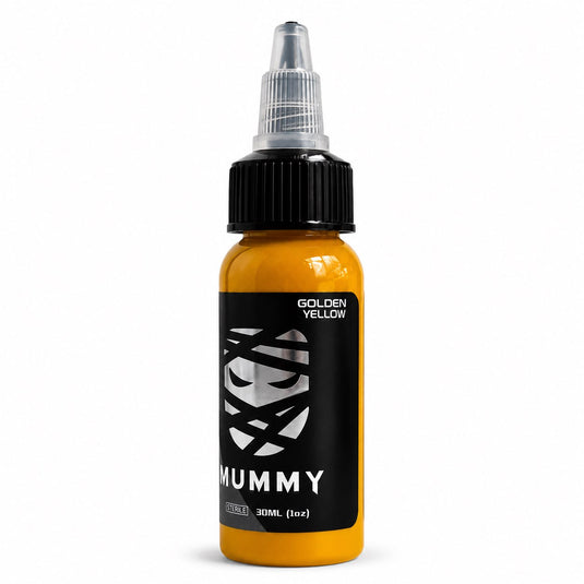 Translation missing: en.Mummy Tattoo Ink, 1oz Professional Pigment for Body Art(Golden Yellow)