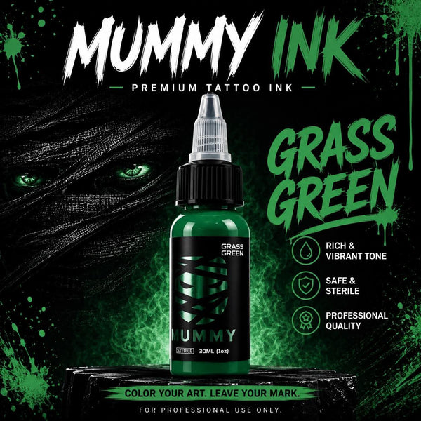 Mummy USA Custom Tattoo Ink 30ML/1 oz(Grass Green)