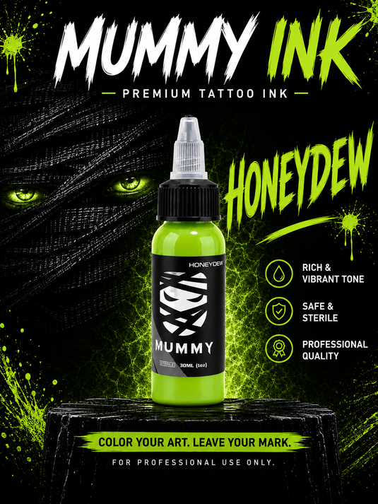 Translation missing: en.Mummy Tattoo Ink, 1oz Professional Pigment for Body Art(Honeydew)