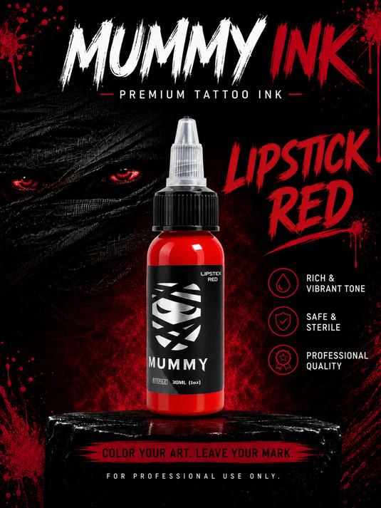 Translation missing: en.Mummy Tattoo Ink, 1oz Professional Pigment for Body Art(Lipstick Red)