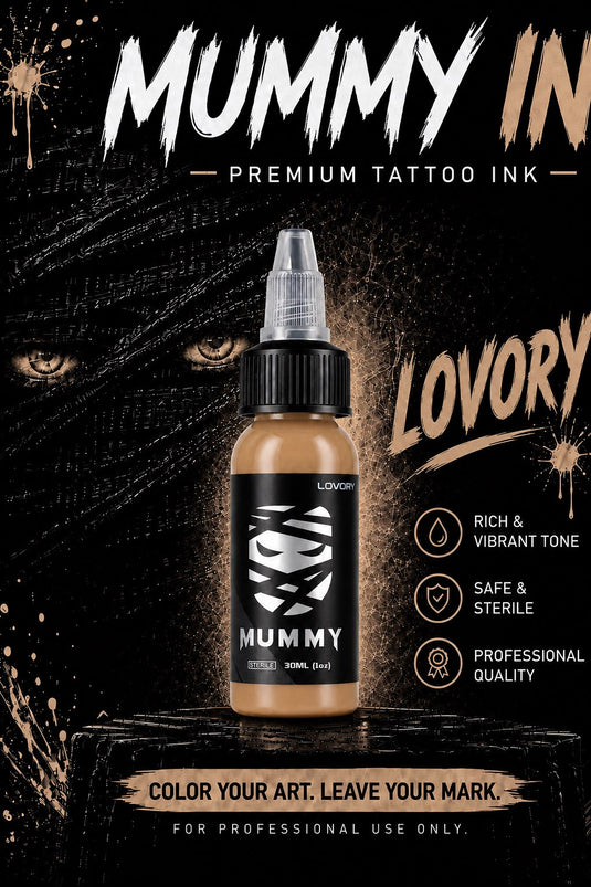 Translation missing: en.Mummy Tattoo Ink, 1oz Professional Pigment for Body Art(Lovory)