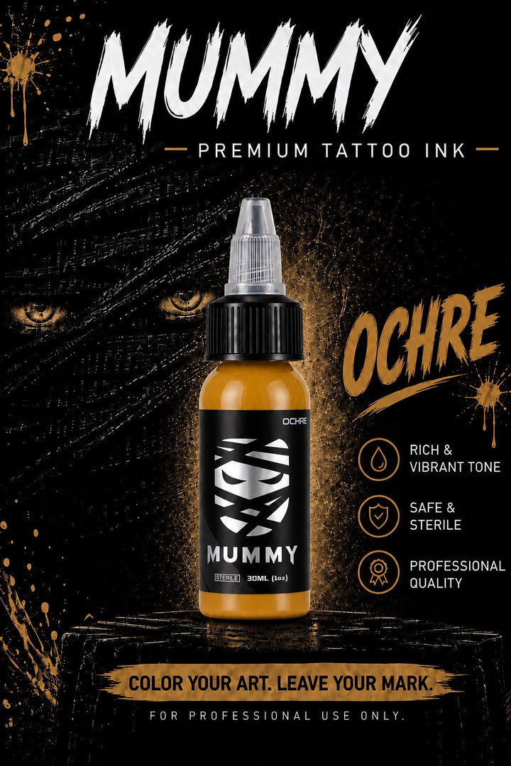 Translation missing: en.Mummy Tattoo Ink, 1oz Professional Pigment for Body Art(Ochre)
