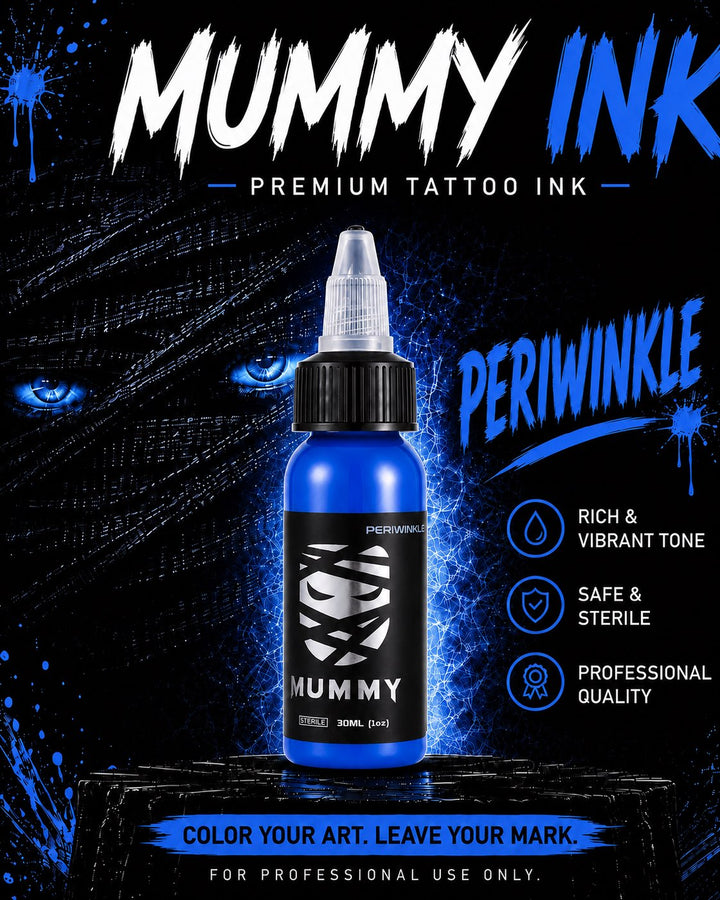 Translation missing: en.Mummy Tattoo Ink, 1oz Professional Pigment for Body Art(Periwinkle)