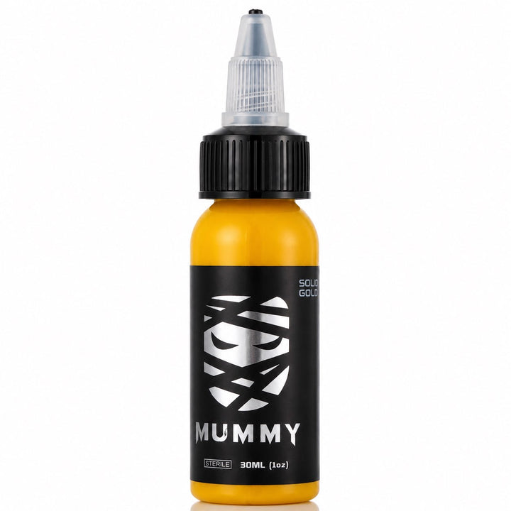 Translation missing: es.Mummy Tattoo Ink, 1oz Professional Pigment for Body Art(Solid Gold)