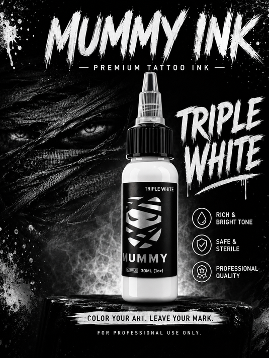 Translation missing: en.Mummy Tattoo Ink, 1oz Professional Pigment for Body Art(Turquoise(triple white)