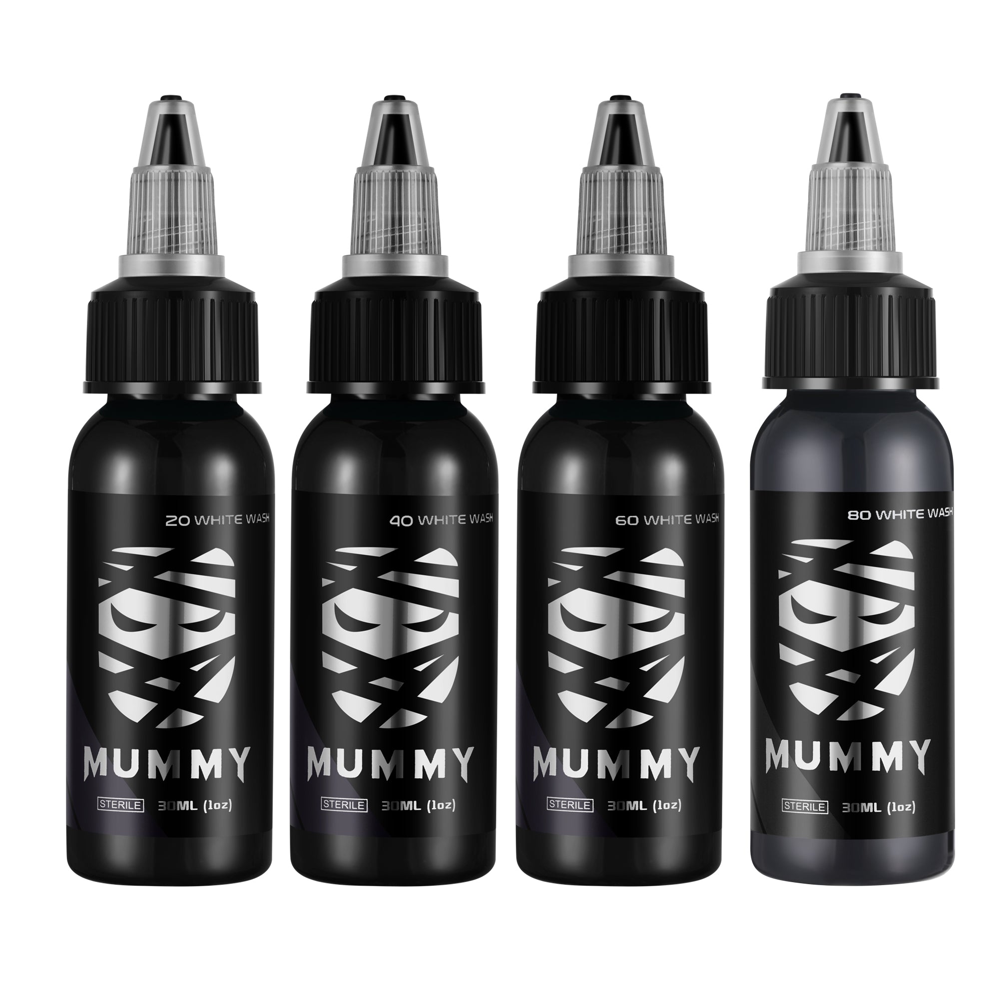 Translation missing: en.Mummy WhiteWash Tattoo Ink  Set 4PCS (30ML)-MK6001