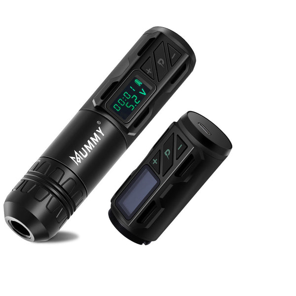 Mummy Direct Drive Wireless Rotary Tattoo Machine Pen(B1)