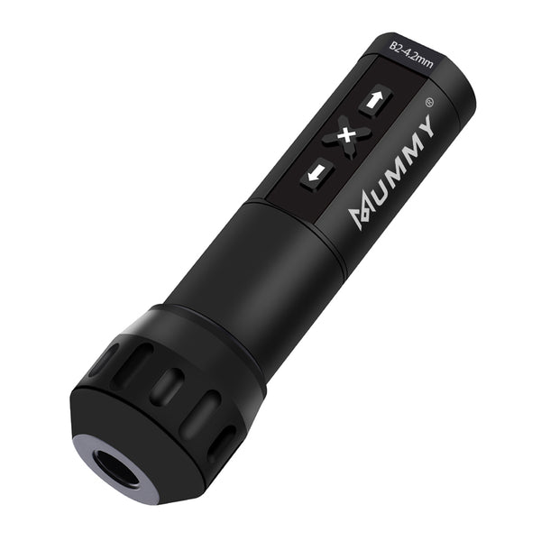 MUMMY ROTARY WIRELESS TATTOO MACHINE PEN DIRECT DRIVER 4.2MM(Black)