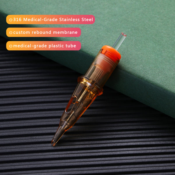 Mummy Tattoo Cartridges Needles Round Shader #10 L-Taper Bugpin