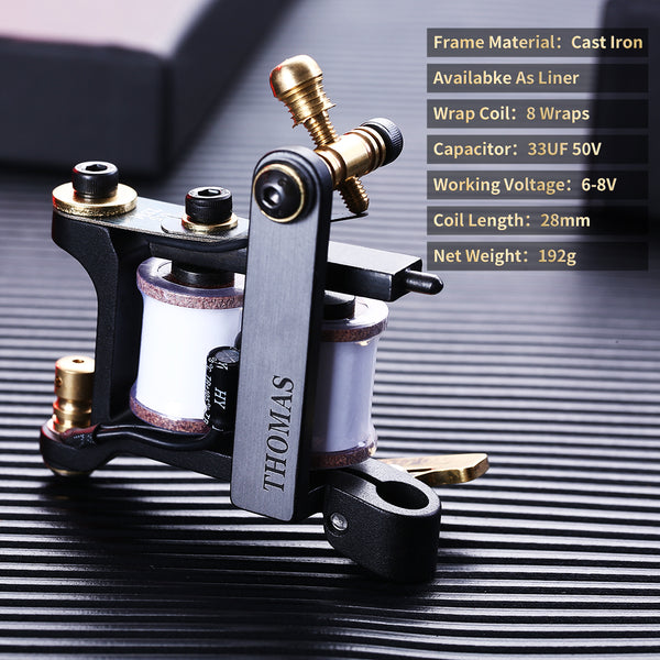 Mummy Coil Tattoo Machine Handmade 8 Wrap Coils