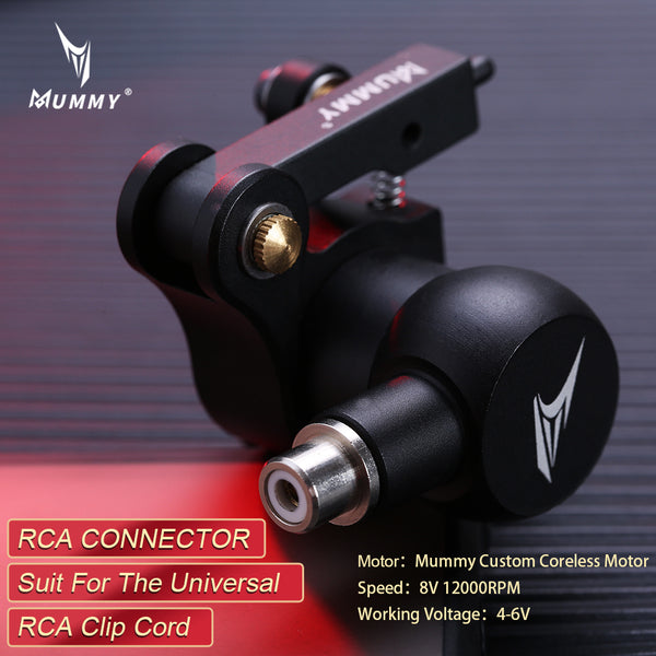 Mummy Rotary Tattoo Machine 3.5mm Stroke Length(Black