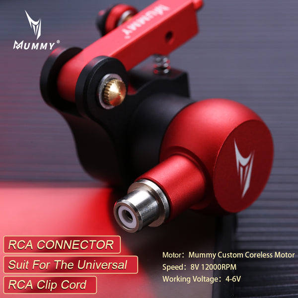 Mummy Rotary Tattoo Machine 3.5mm Stroke Length(Red)