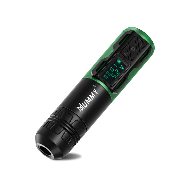Mummy Wireless Rotary Tattoo Machine Pen 2200mah(Green)